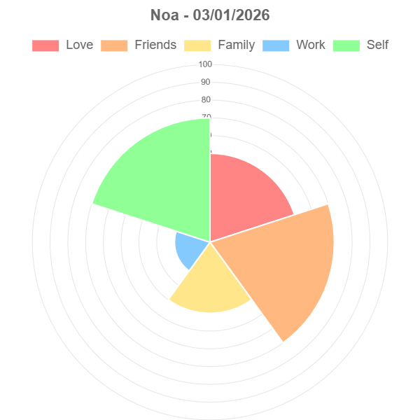 Ejemplo de la Rueda de la Vida